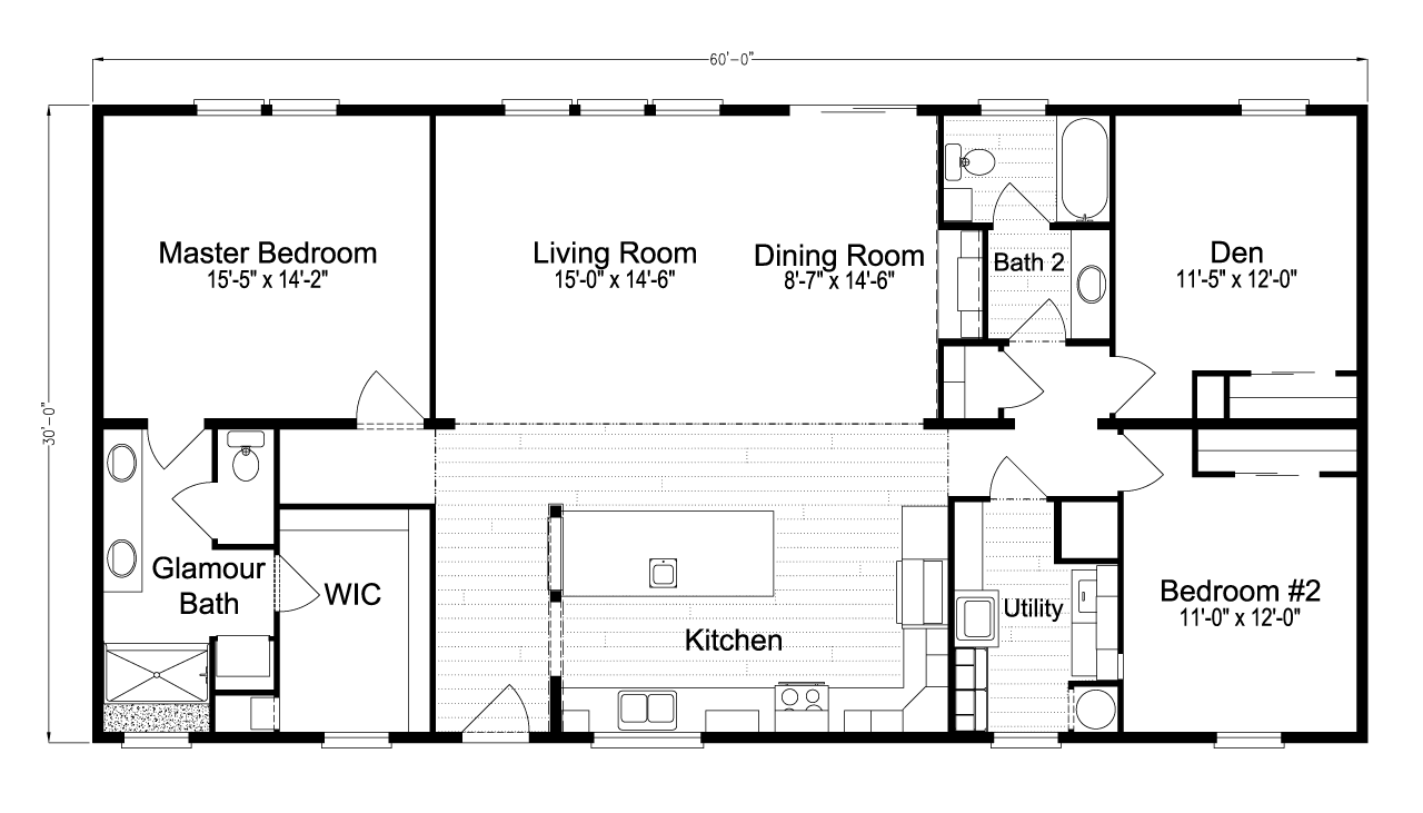 Modular home floor plan Florida