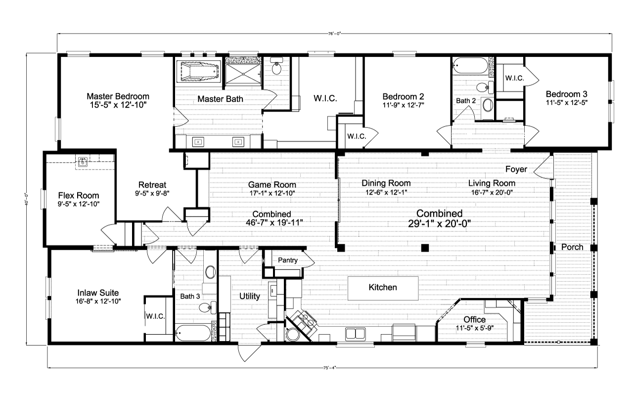 La Belle IV TL40764B Floor Plan